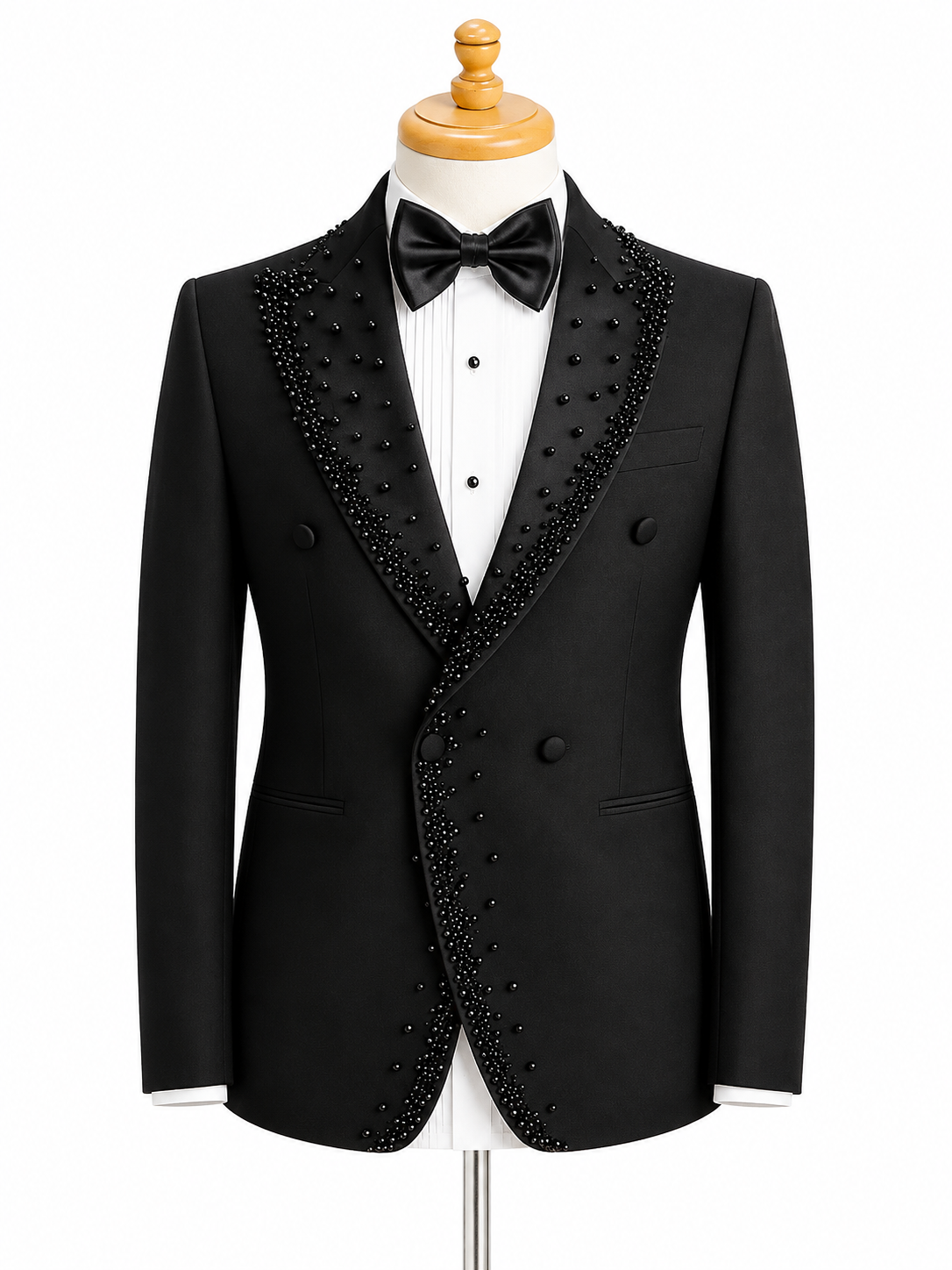 Black Luxury Beaded Tuxedo