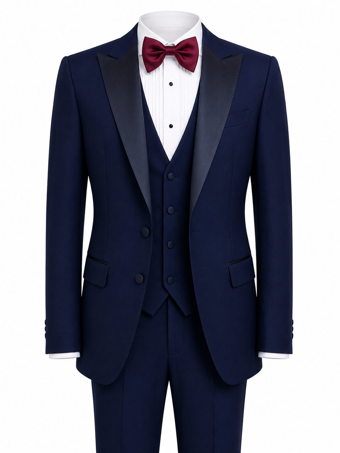 Navy Blue 3-Piece Tuxedo