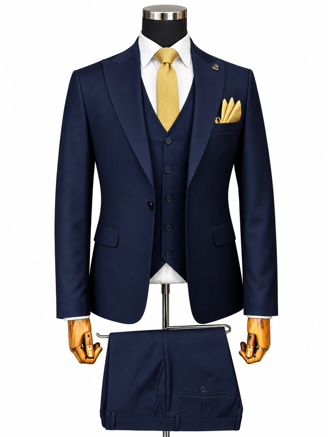 Navy Blue 3-Piece Suit