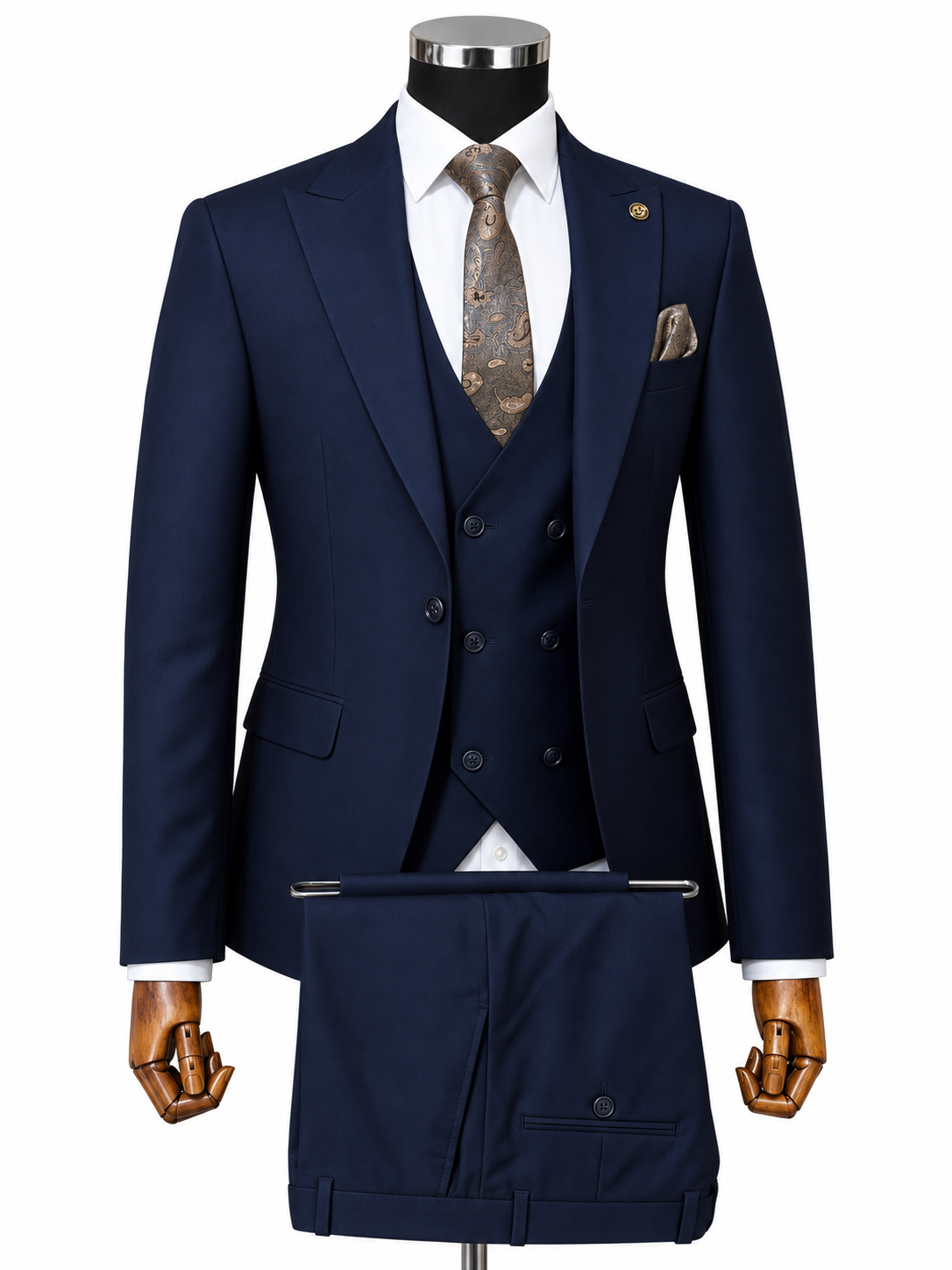 Midnight Navy 3-Piece Suit