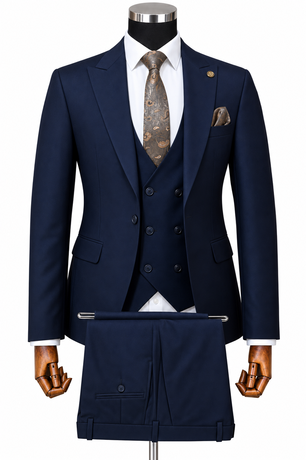 Midnight Navy 3-Piece Suit