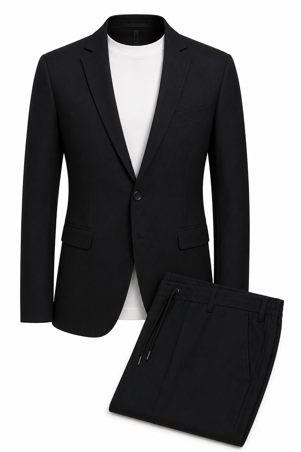 Premium Black Blazer & Trousers Set for Men