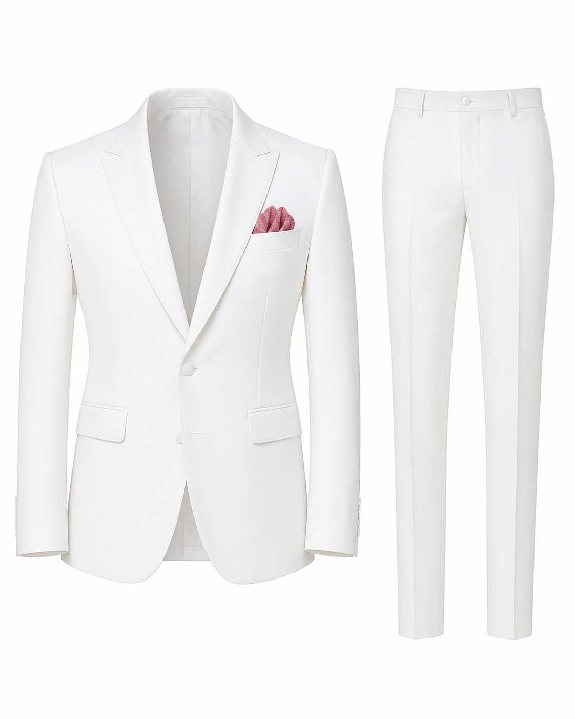 Men’s Premium White Formal Suit