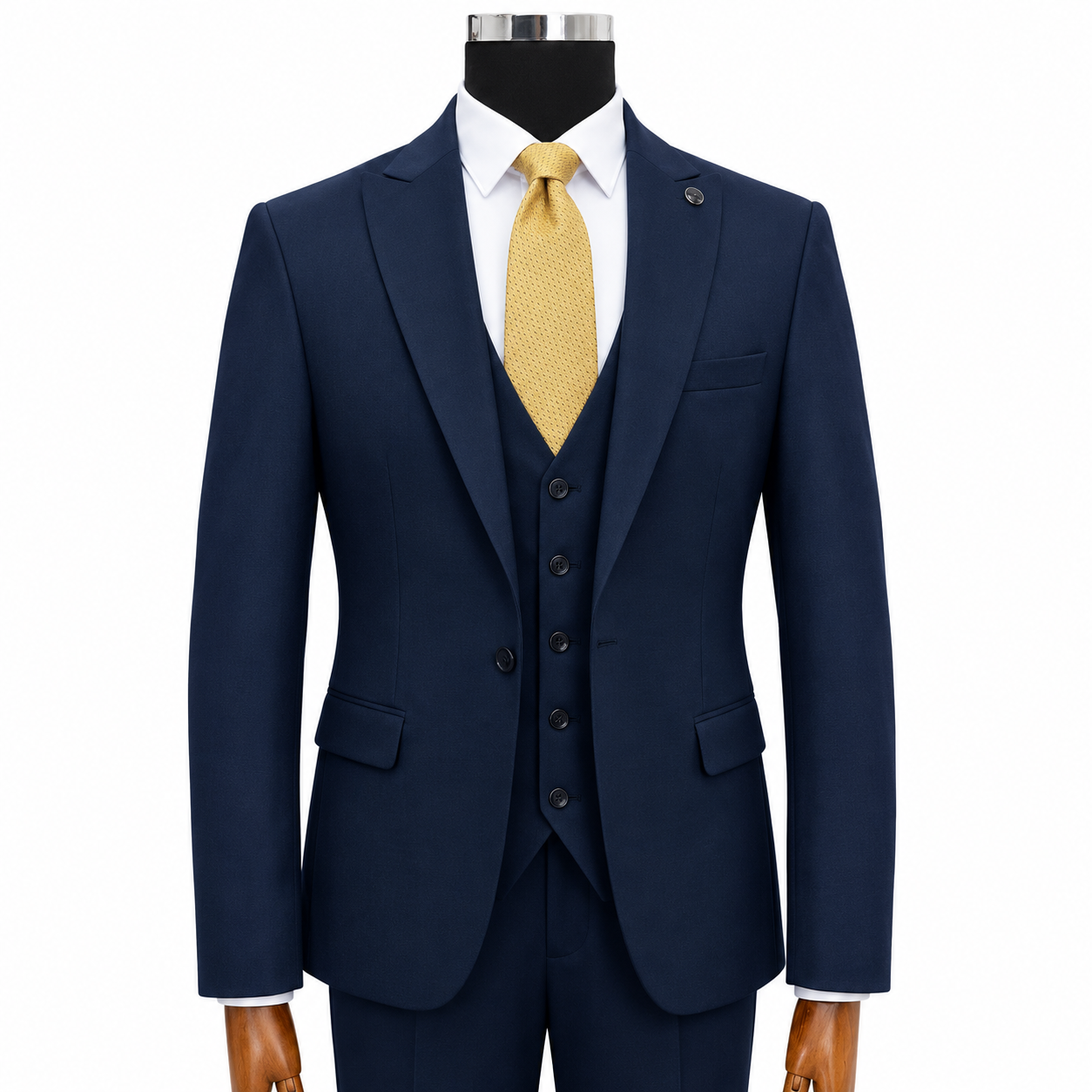 Navy Blue 3-Piece Suit