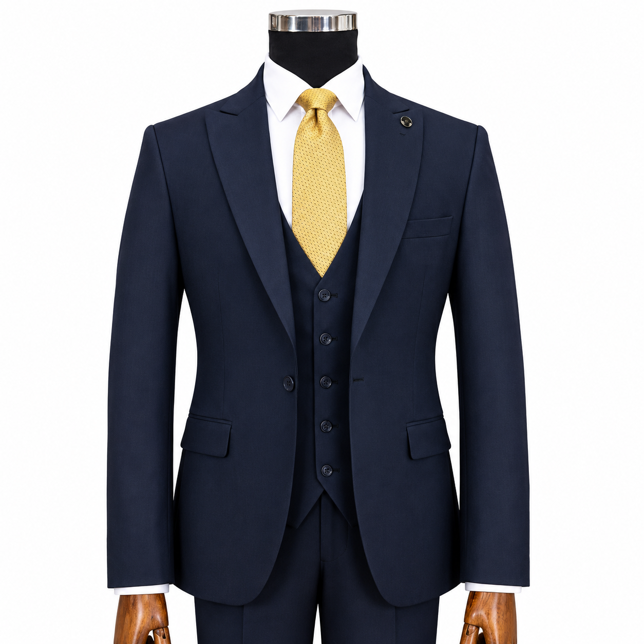 Navy Blue 3-Piece Suit