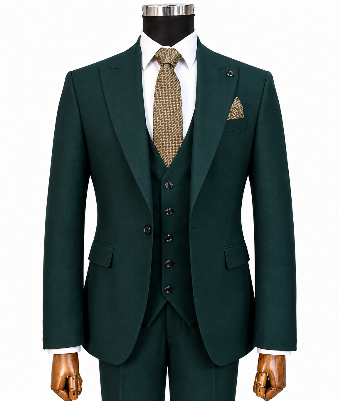 Dark Teal 3-Piece Suit